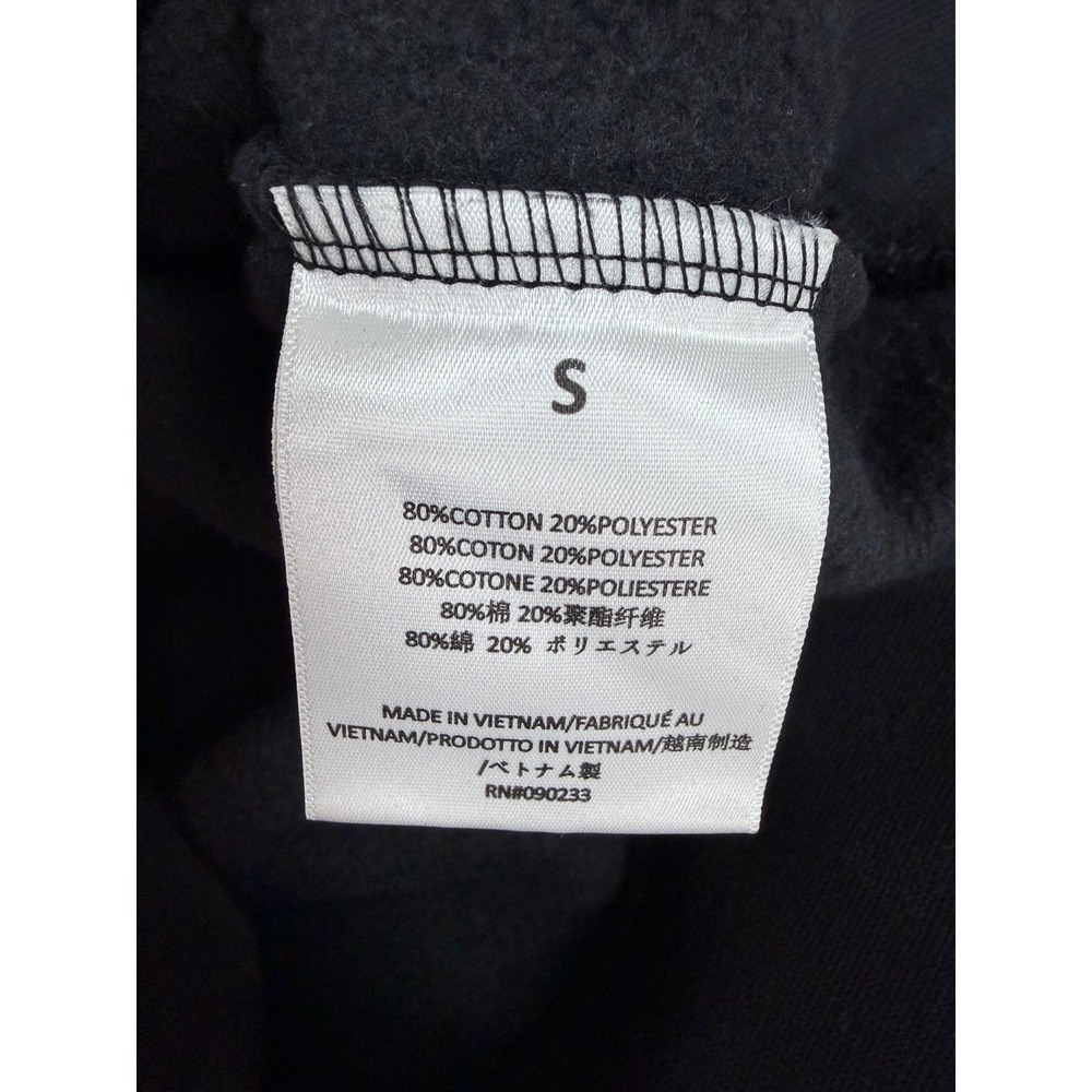 Fear of God Essentials Sweatshirt Mens Size S Black Logo Crewneck Fleece New - Picture 6 of 13